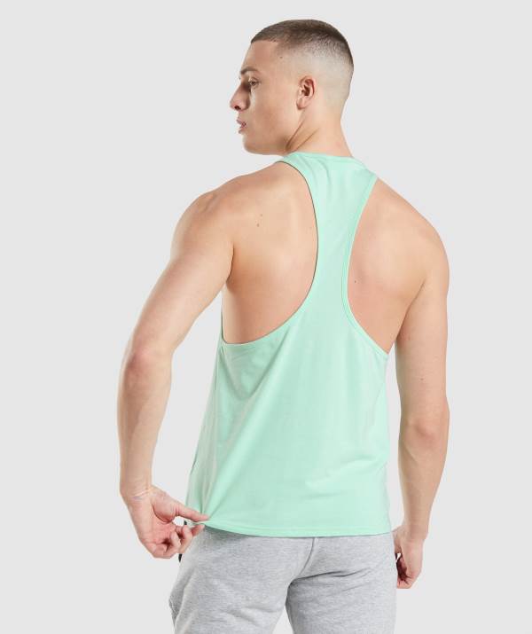 Panske Tielko Gymshark Critical Stringer Modre | QB0835492